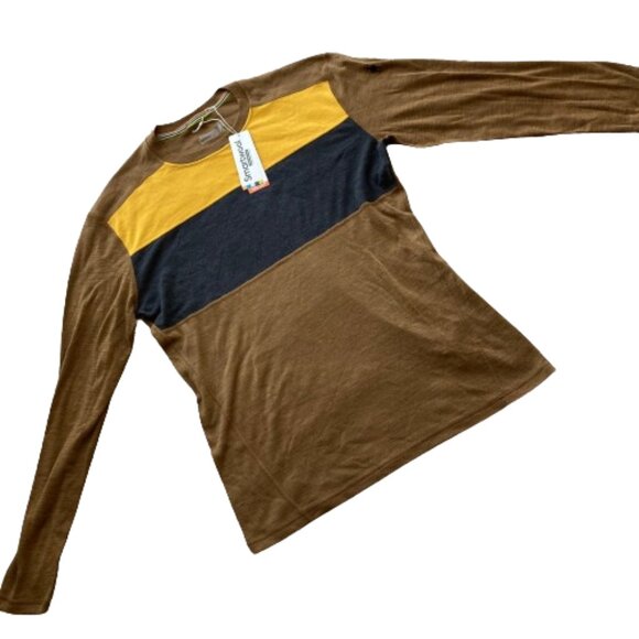 NWT Smartwool Thermal Merino Colorblock Crew Base Layer Top Size L - Picture 4 of 10